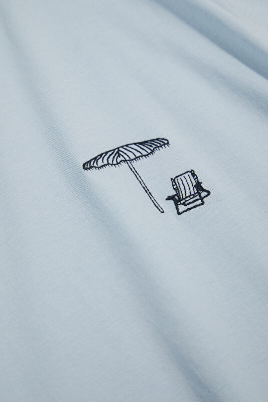 Mavi Bisiklet Yaka Erkek T-Shirt 4