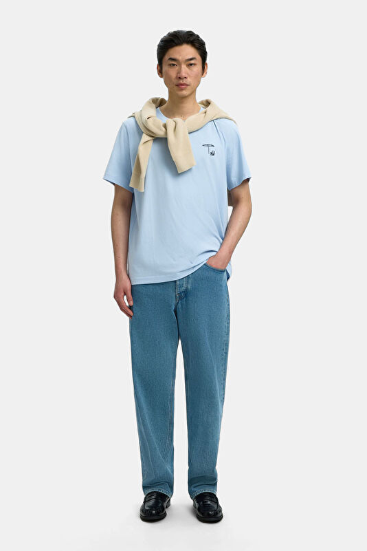 Mavi Bisiklet Yaka Erkek T-Shirt 2