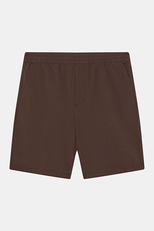 Brown Organic Cotton Men's Shorts