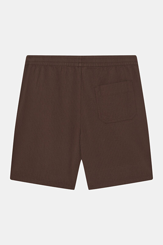 Brown Organic Cotton Men's Shorts 2