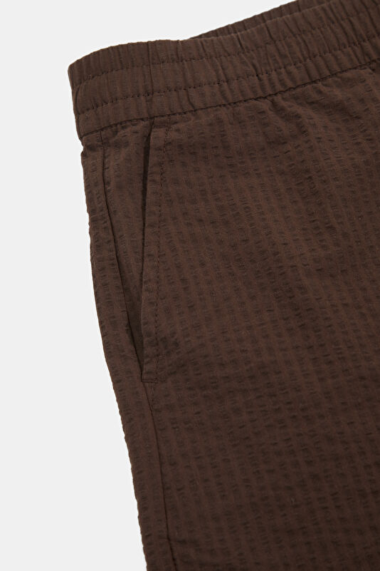 Brown Organic Cotton Men's Shorts 4