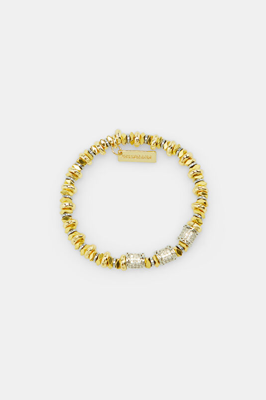 Gold-Colored Brass Bracelet 2