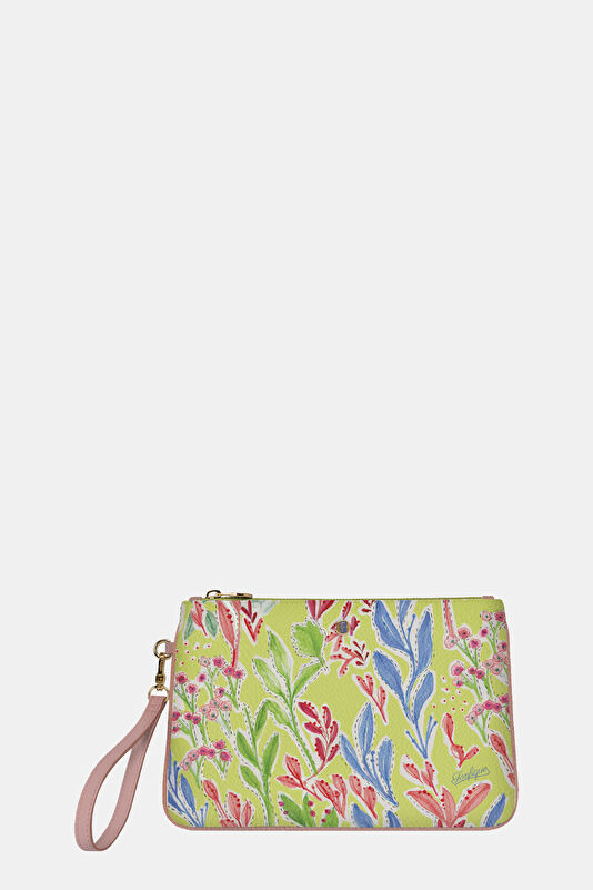 Multicolored Patterned Leather Bag