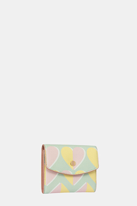 Multicolored Patterned Leather Wallet