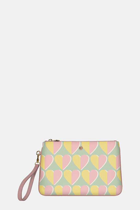 Multicolored Patterned Leather Bag