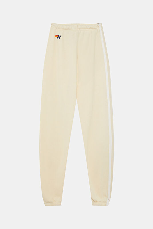 Krem Skinny Kadın Spor Pantolon