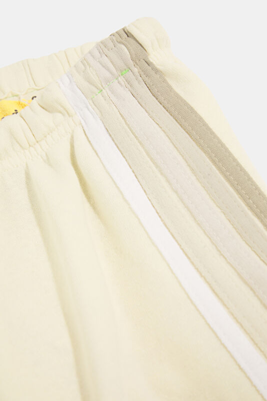 Krem Skinny Kadın Spor Pantolon 4