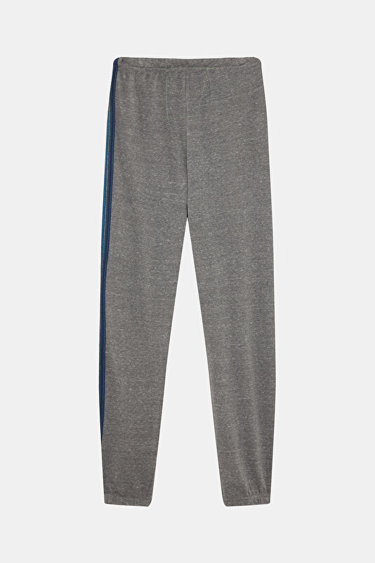 Gri Melanj Skinny Kadın Spor Pantolon 2