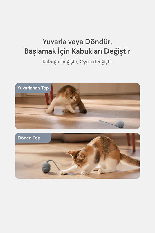 Wicked Ball Duo2 İnteraktif Şarjlı Kedi Oyun Topu 3