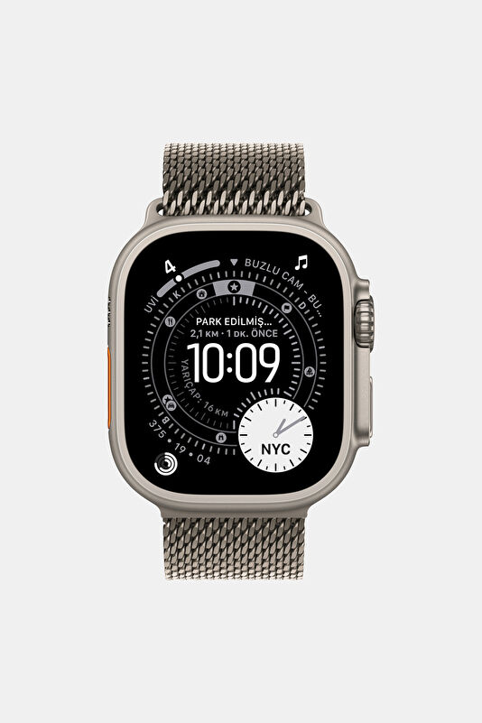 Watch 49mm Natürel Milano Kayış Orta Boy MXKD3ZM/A 3