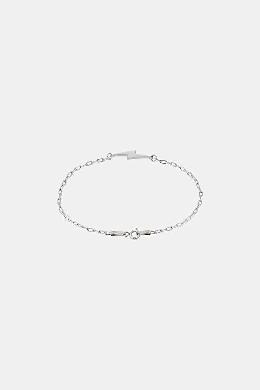 Silver Plated Lightning Chain Bracelet 2