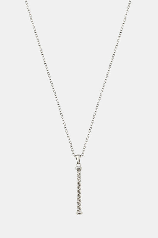 Silver Plated Mesh Necklace