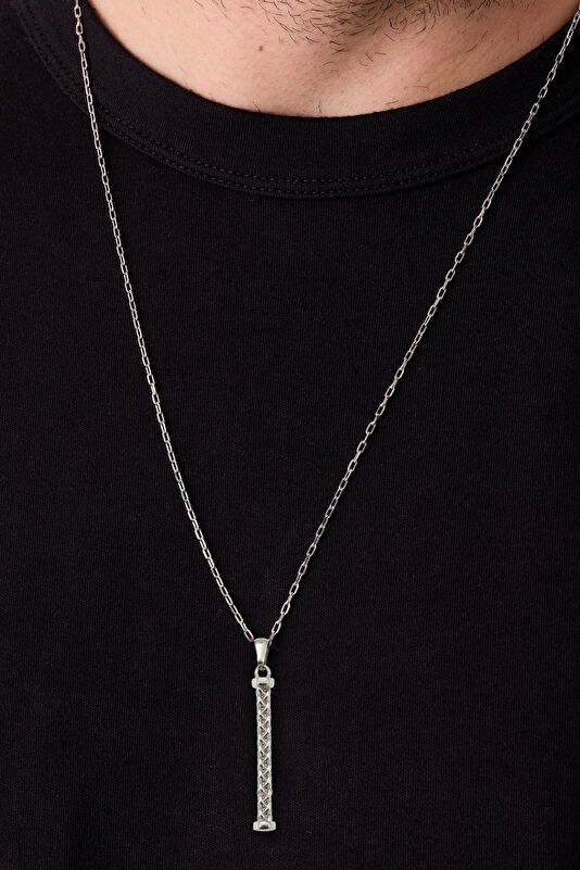Silver Plated Mesh Necklace 4