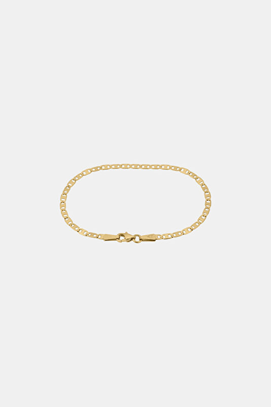 Gold Plated Bar Chain Bracelet 2