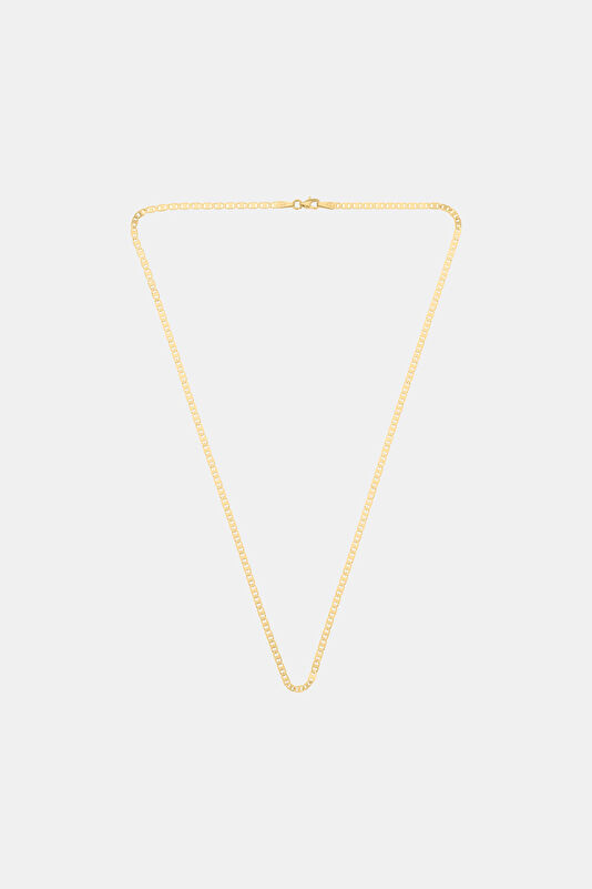 Gold Plated Bar Chain Necklace 2