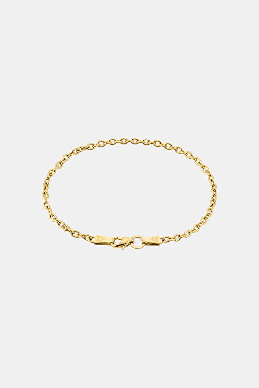 Gold Plated Cable Chain Bracelet 2
