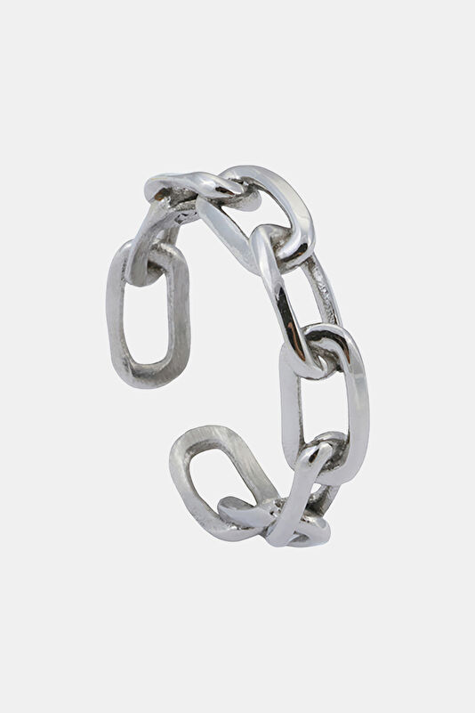 Silver Plated Forsa Chain Ring