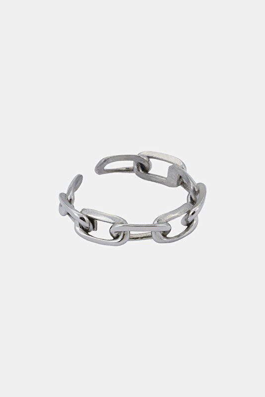 Silver Plated Forsa Chain Ring 2