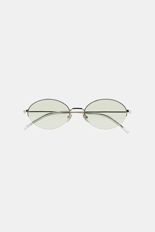 Morley Silver Light Green Sunglasses