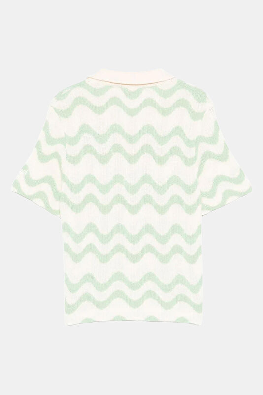 White Patterned Polo Shirt Kids Shirt 2