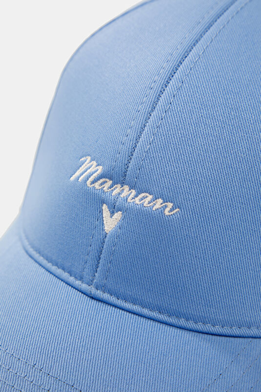 Blue Embroidered Hat 4