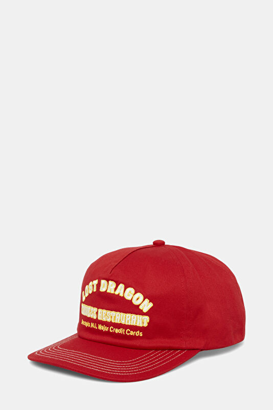 Red Embroidered Hat