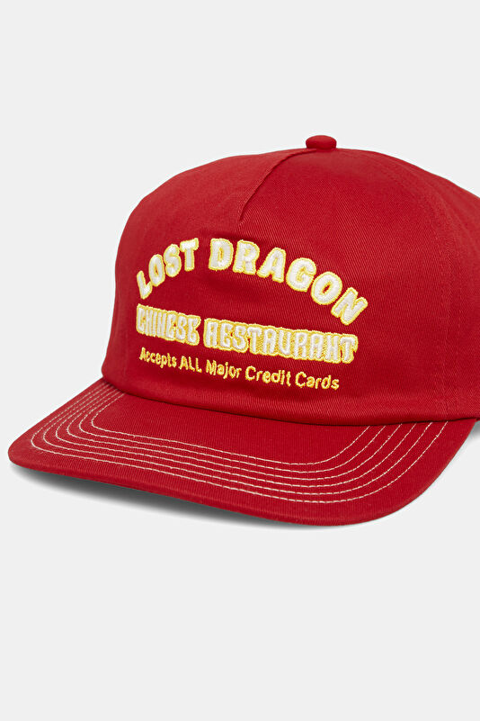 Red Embroidered Hat 3