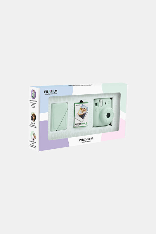 Instax Mini 12 Mint Green Bundle Box 2
