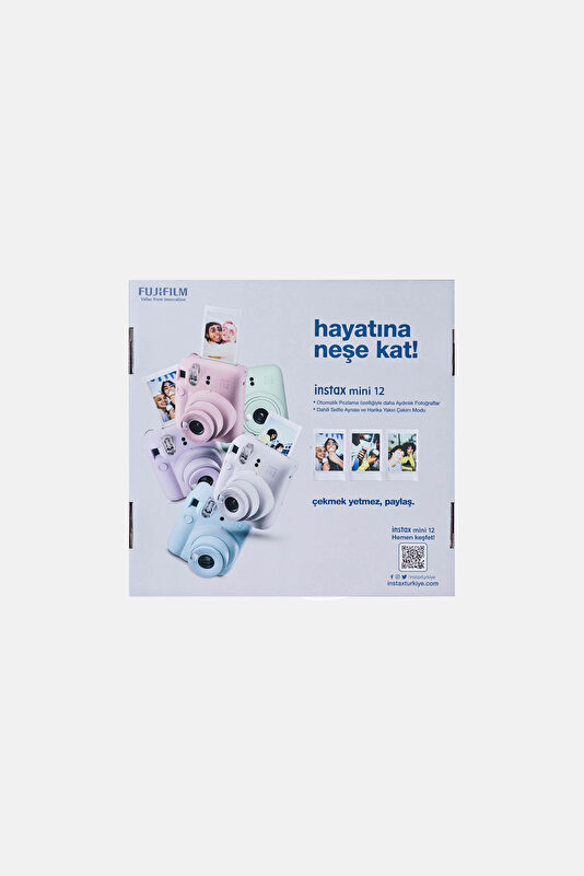 Instax Mini 12 Pastel Mavi Bundle Box 4