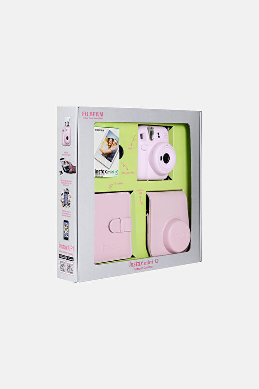 Instax Mini 12 Blossom Pembe Bundle Box 2