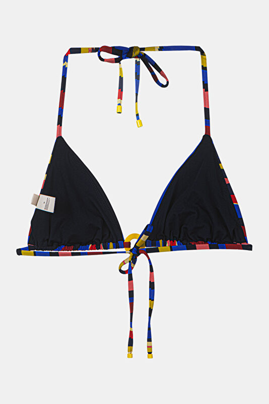 Kaela Çok Renkli Çizgili Desenli Kadın Bikini 4