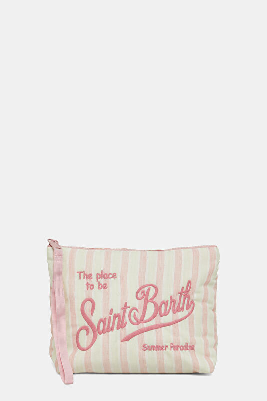 Pink Striped Bag