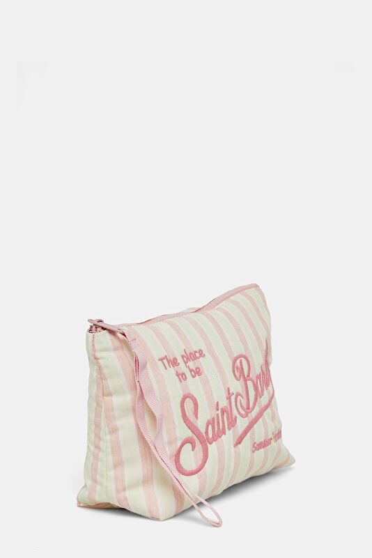 Pink Striped Bag 2