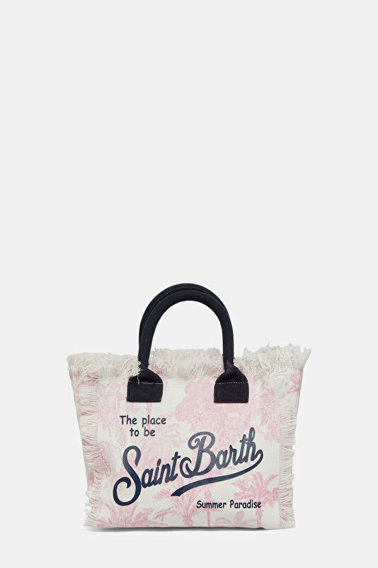 Beyaz Desenli Çanta 4