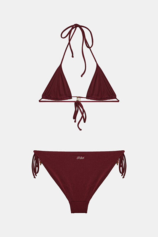 Plum Tie-Up Women's Bikini 2