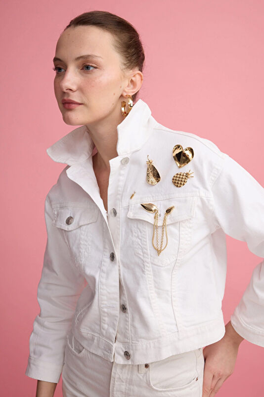Gold Plated Brooch 2