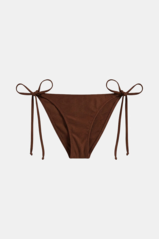 Bordo Bağcıklı Kadın Bikini 3