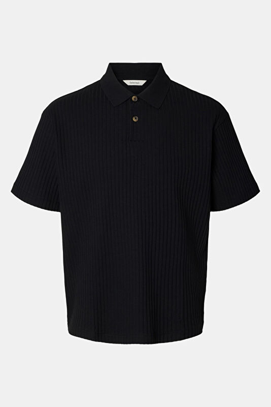 Black Men's Shirt (Relaxed Fit)