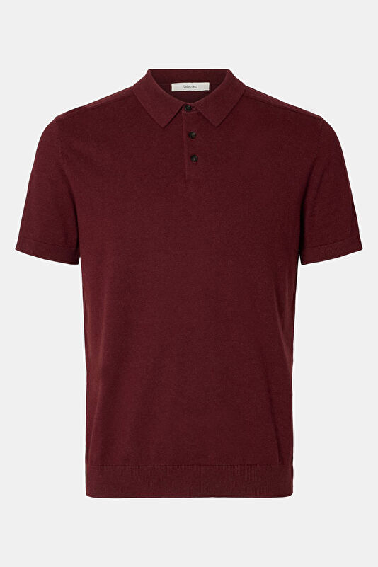 Burgundy Men's Crew Neck T-Shirt (Relaxed Fit)