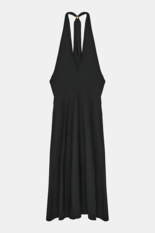 Black Midi Dress for Women