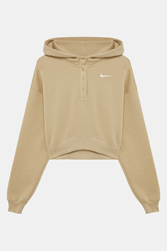 Light Brown Hooded Women's Sweatshirt