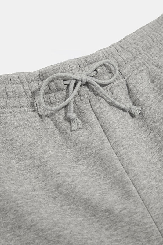 Gray Melange Wide Leg Women's Sport Pants 3
