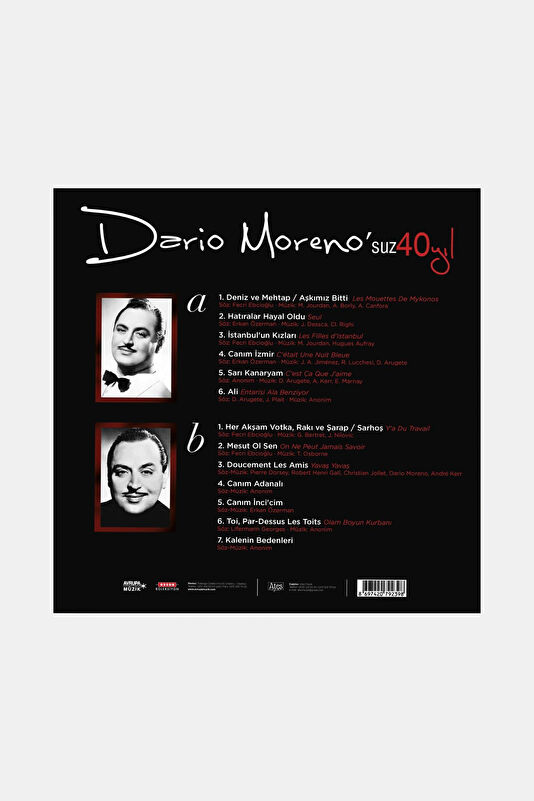 Dario Moreno - Dario Moreno'suz 40 Yıl /Lp 2