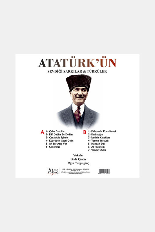 Atatürk'ün Sevdiği Şarkılar - Huzurunda Okuyan/2Lp 2