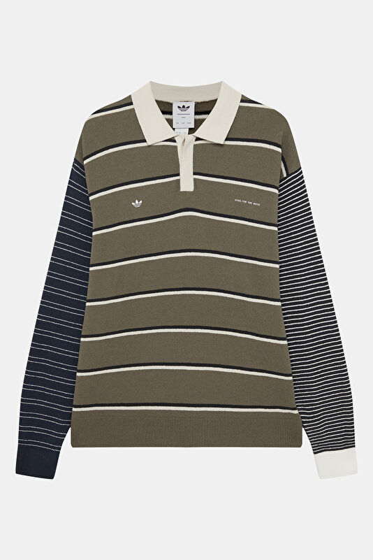 Relax Fit Multicolored Polo Collar Printed Men's T-Shirt