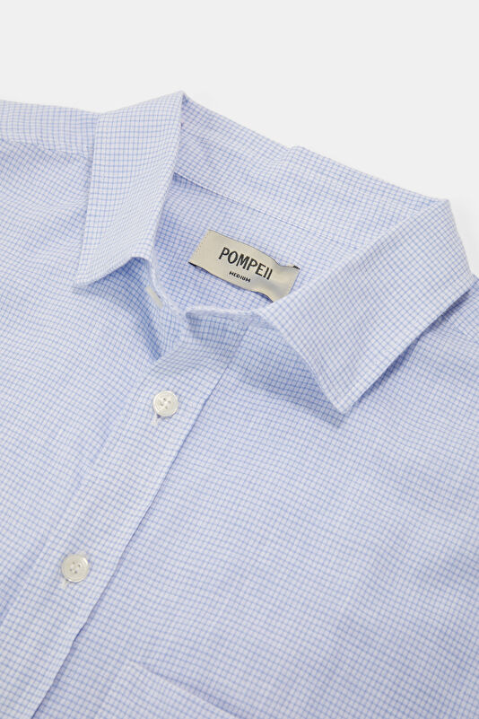Relaxed Fit Men's Blue Striped T-Shirt 3