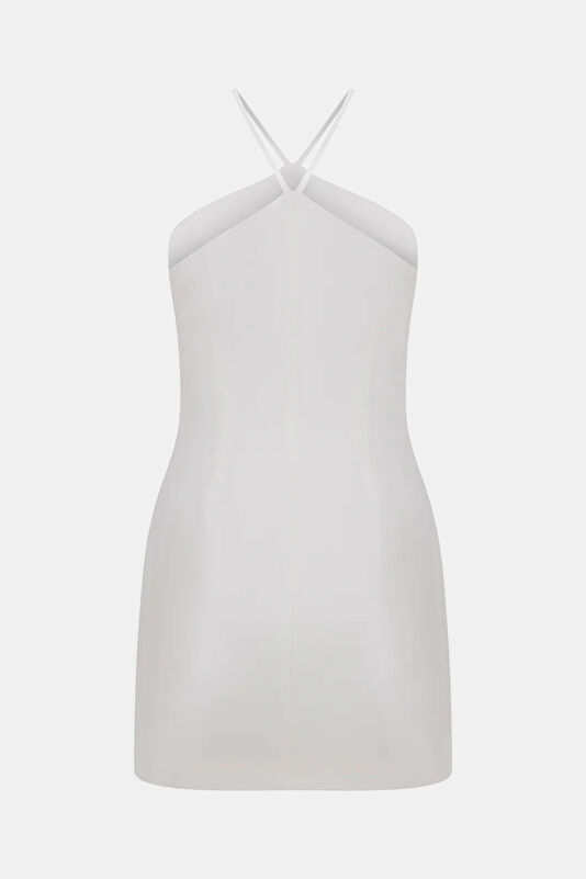 Veronica White Sequin Mini Women's Dress 2
