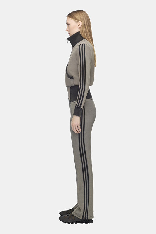 Gri Wide Leg Kadın Spor Pantolon 4