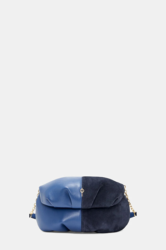 Navy Leather Bag