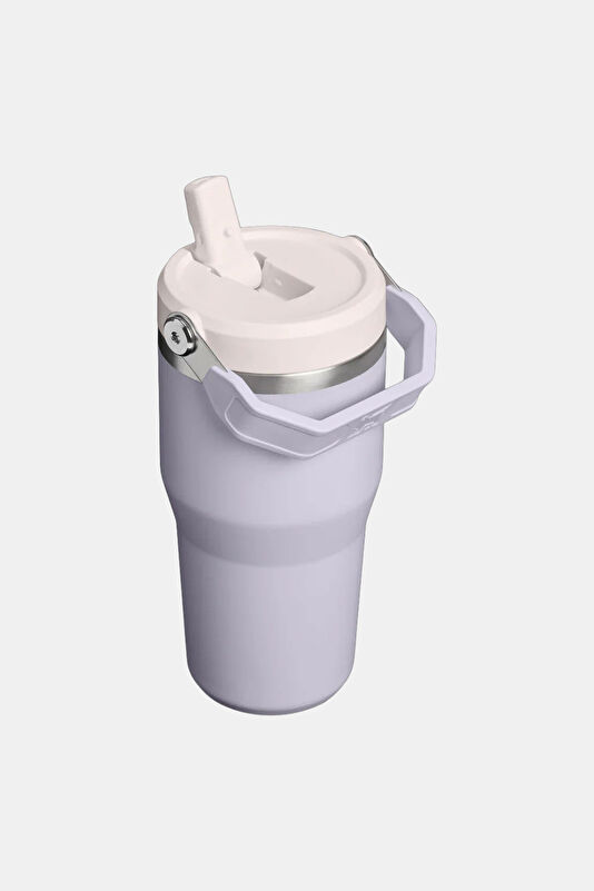 The IceFlow Flip Straw 2.0 Tumbler 0.59L / 20oz Purple Dust Thermos 2
